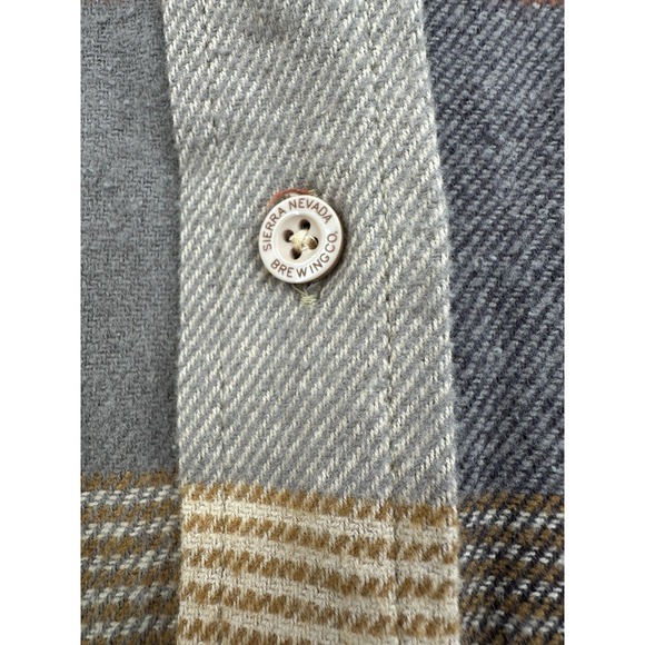 Sierra Nevada Brown Plaid Collared‎ Button Down Flannel New Shirt Women's Size M - Picture 10 of 16